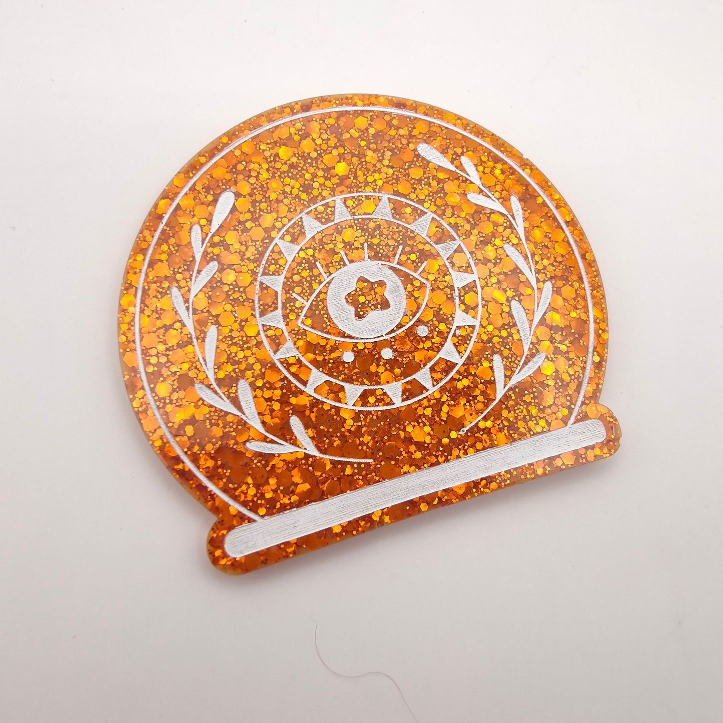 Display Coaster Decoration - Orange (Small)
