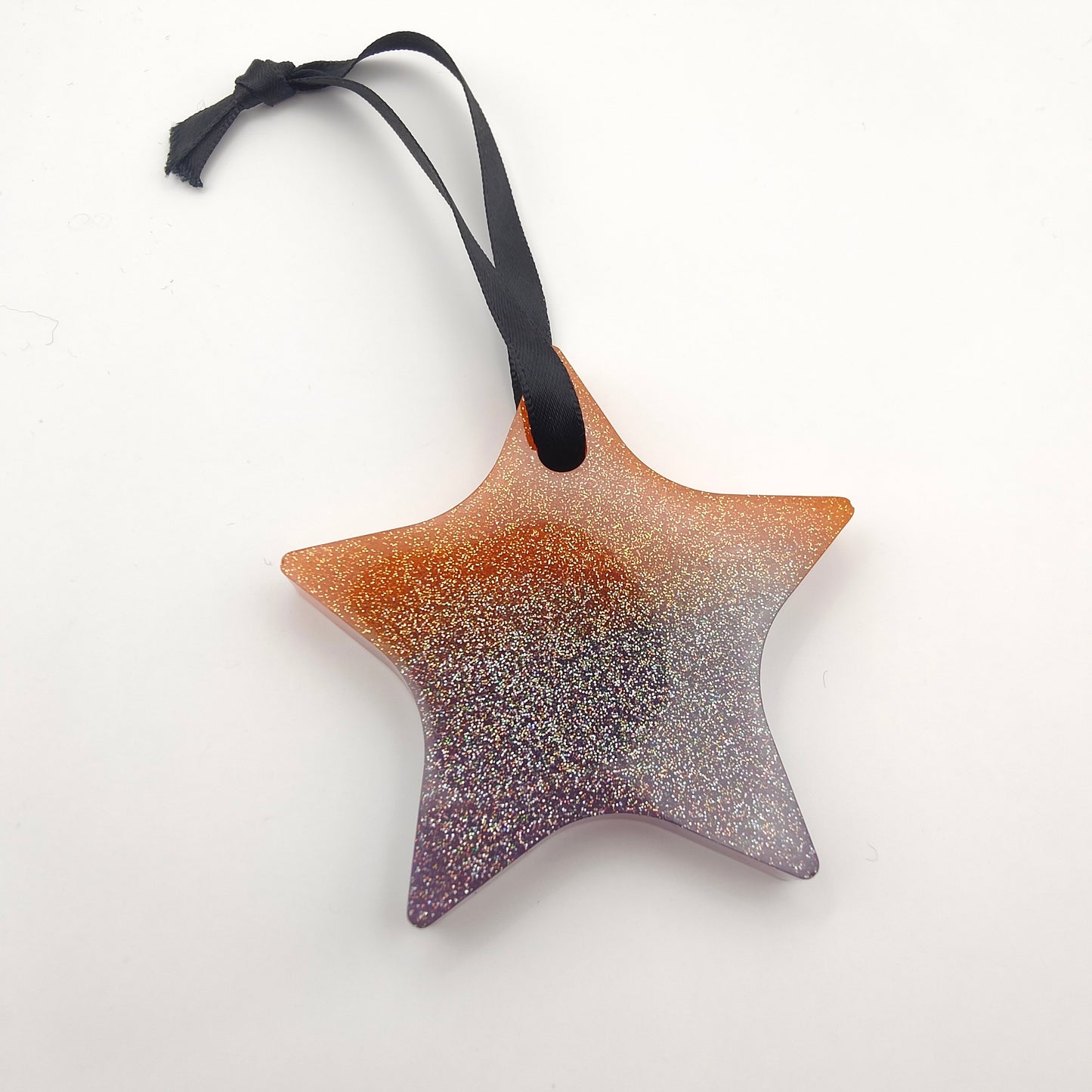 Hanging Decoration - Star Purple/Orange
