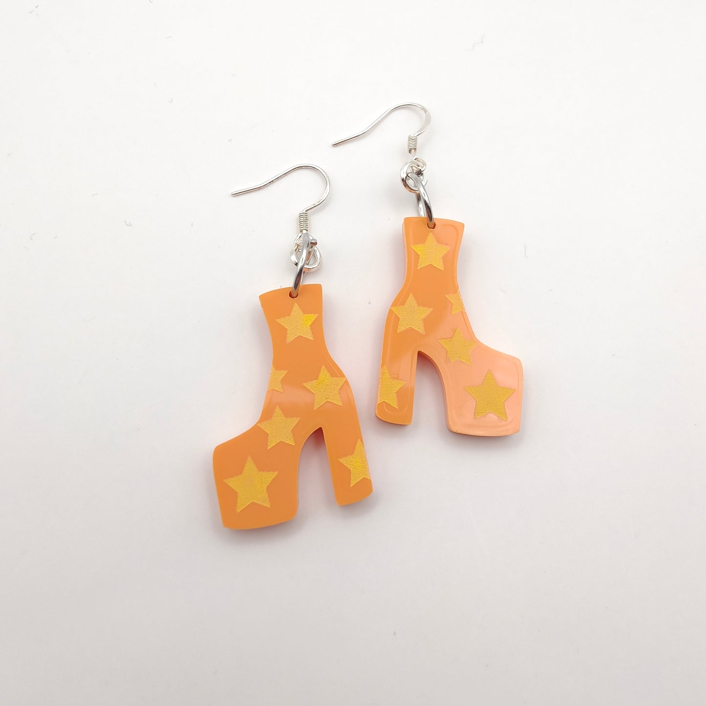 Boots Stars Earrings - Orange/Yellow