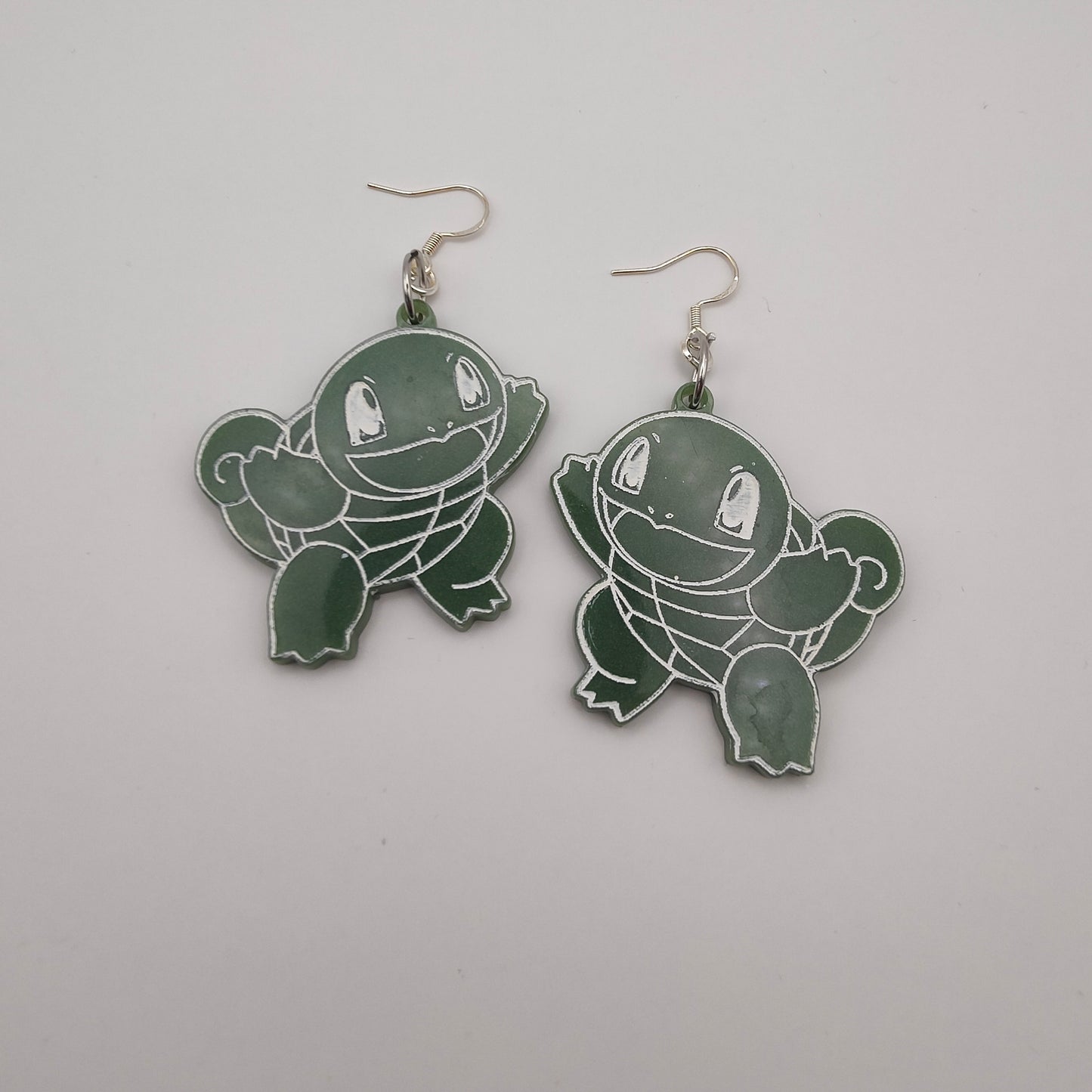 Pocket Monster Earrings - Green