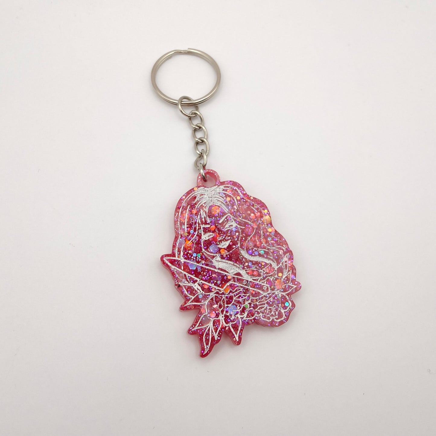 Creepy Doll Keyring - Red