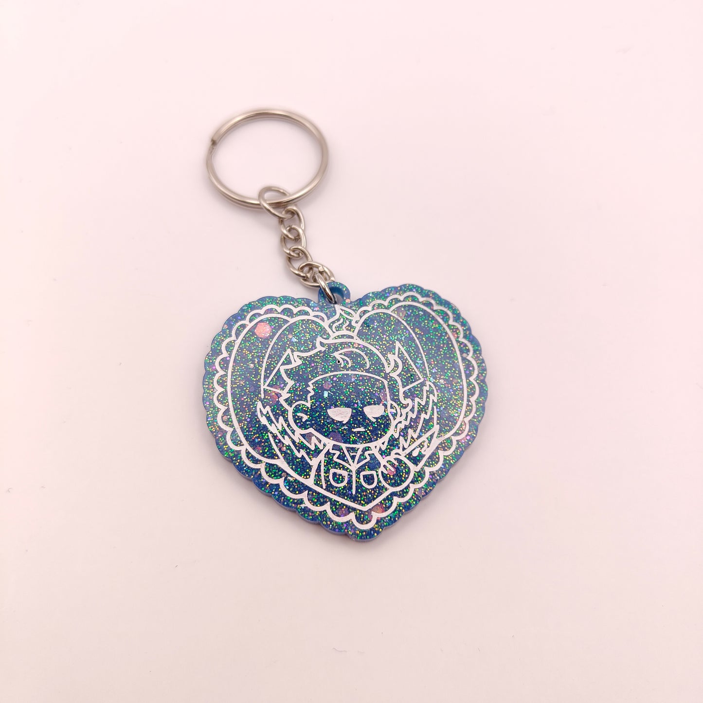 Spooky Keyring - Blue
