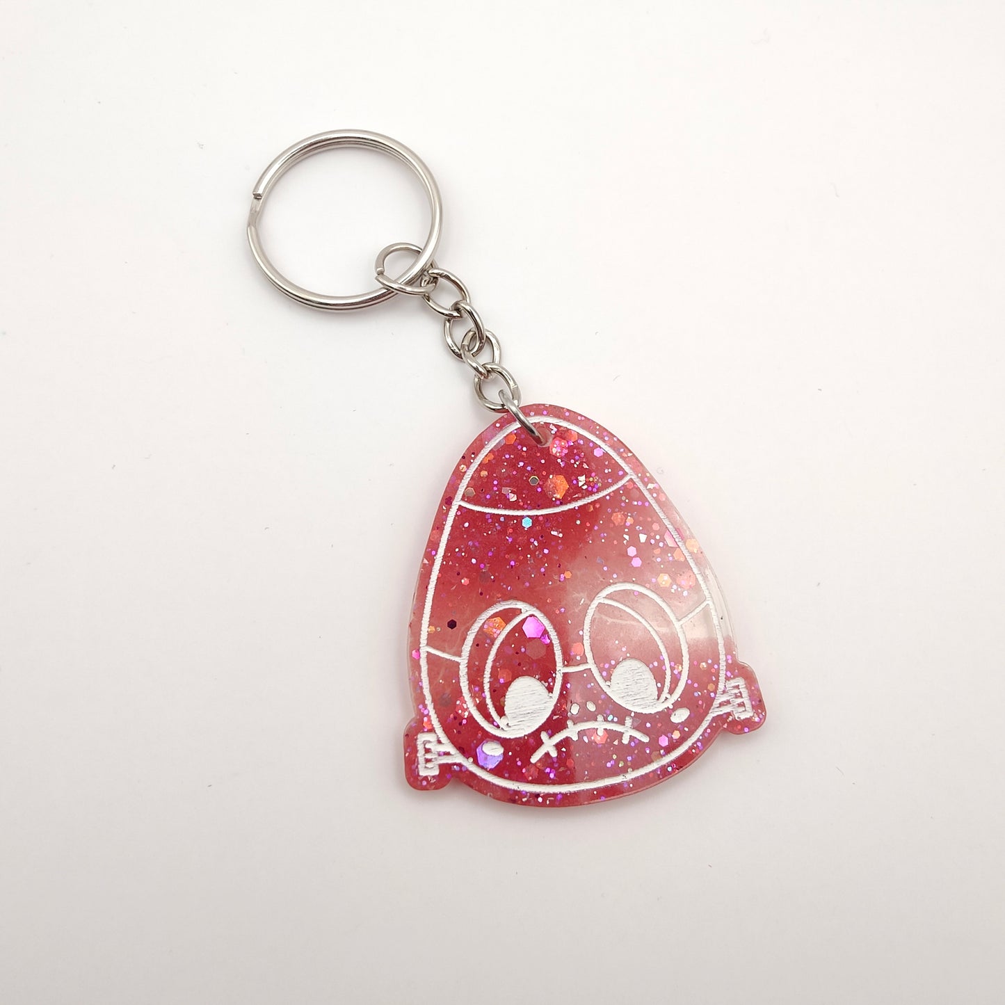 Frankenstein Candy Corn Keyring - Red
