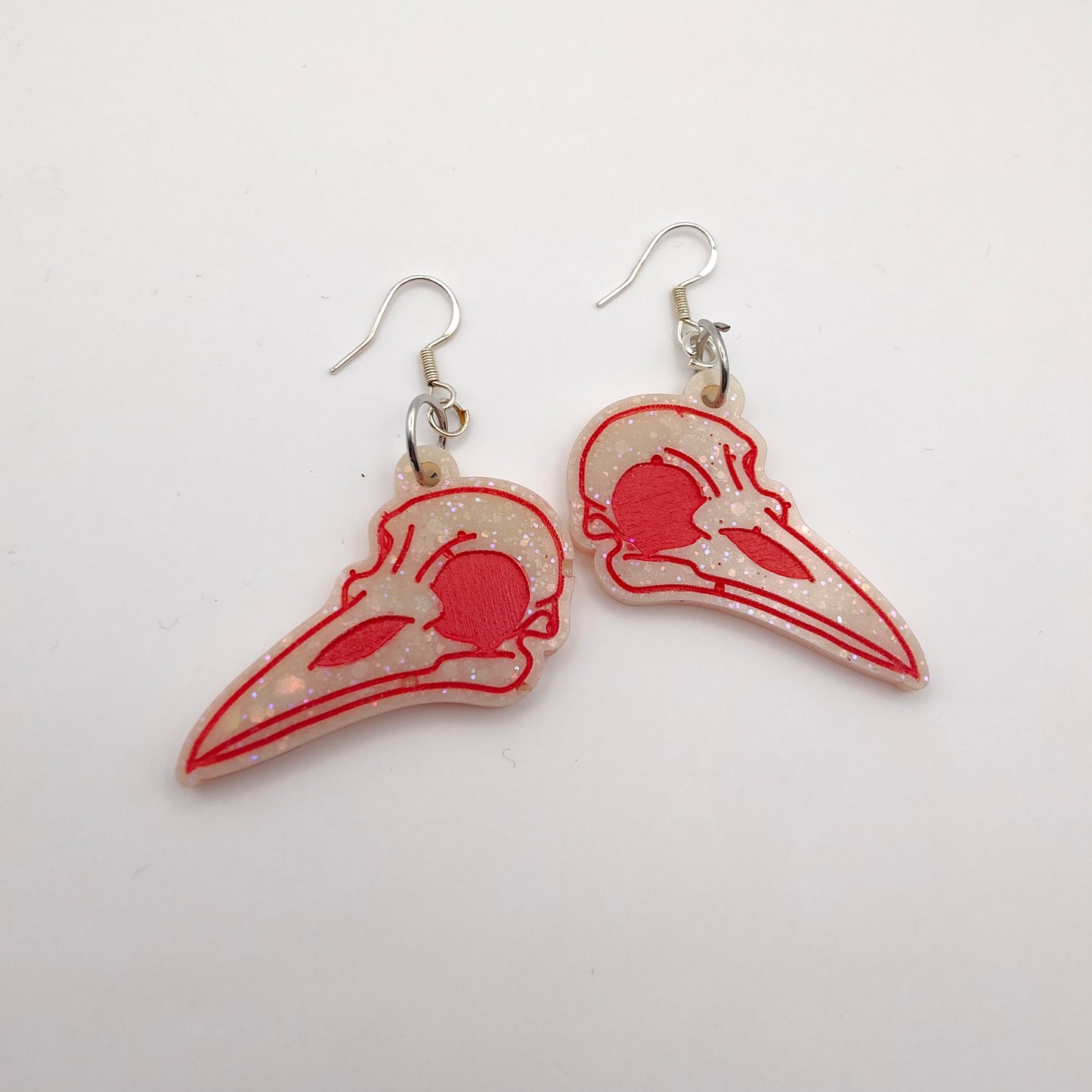 Bird Skull Earrings