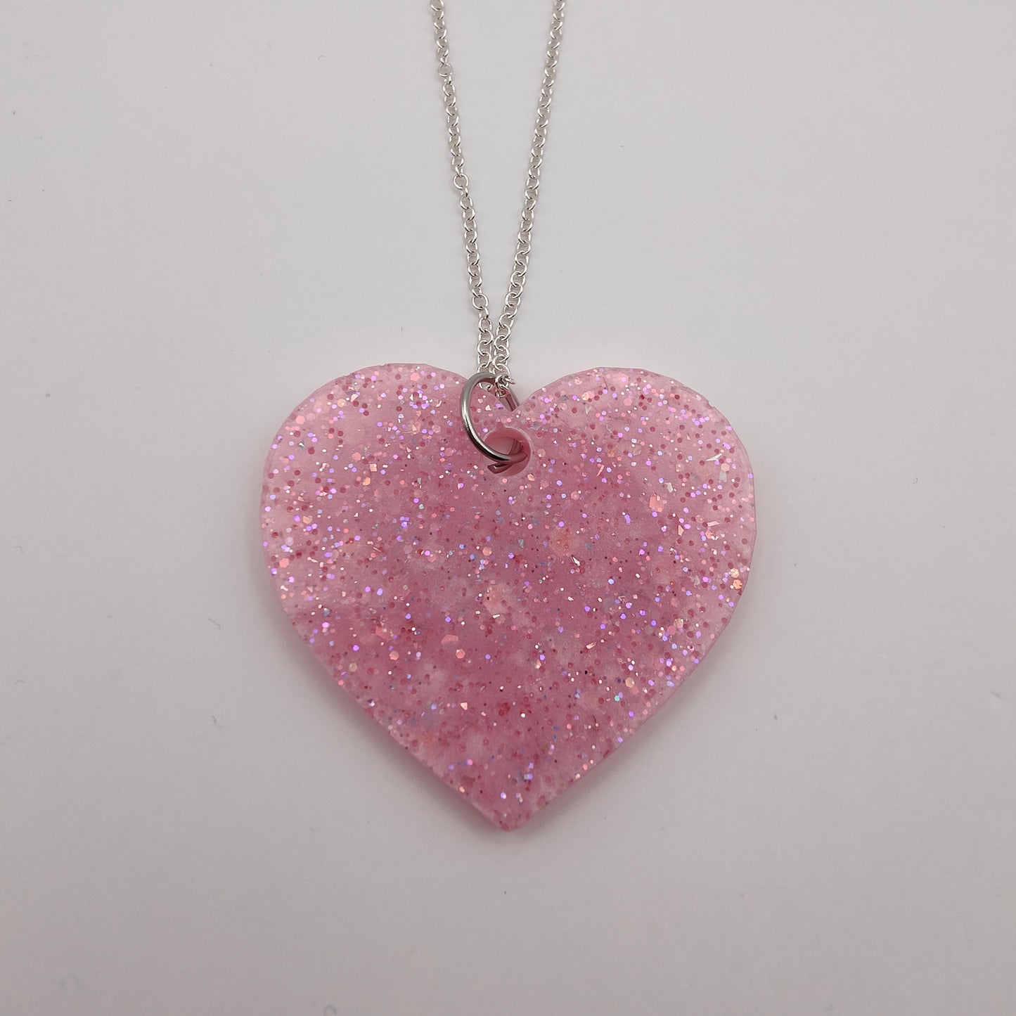 Heart Necklace - Pink
