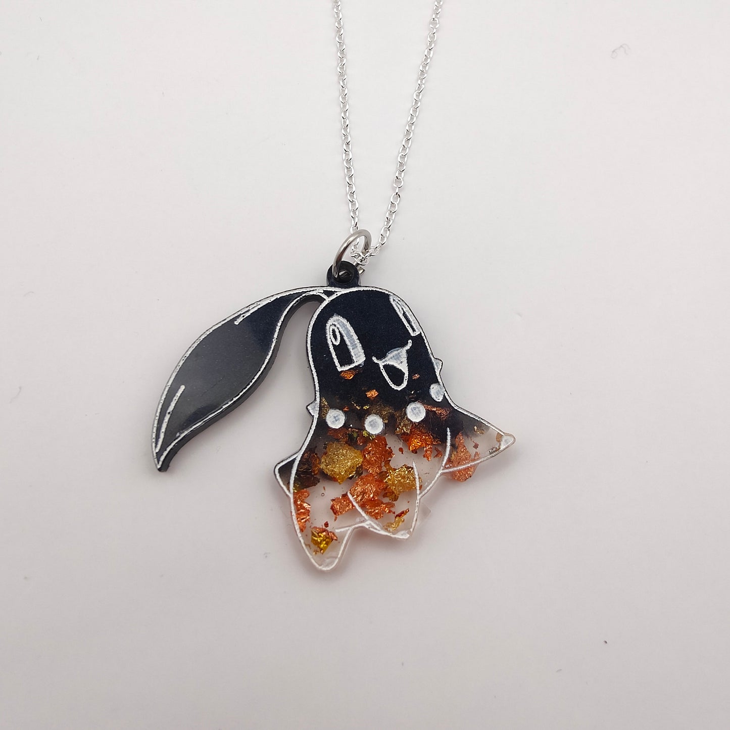 Pocket Monster Necklace - Gold / Black