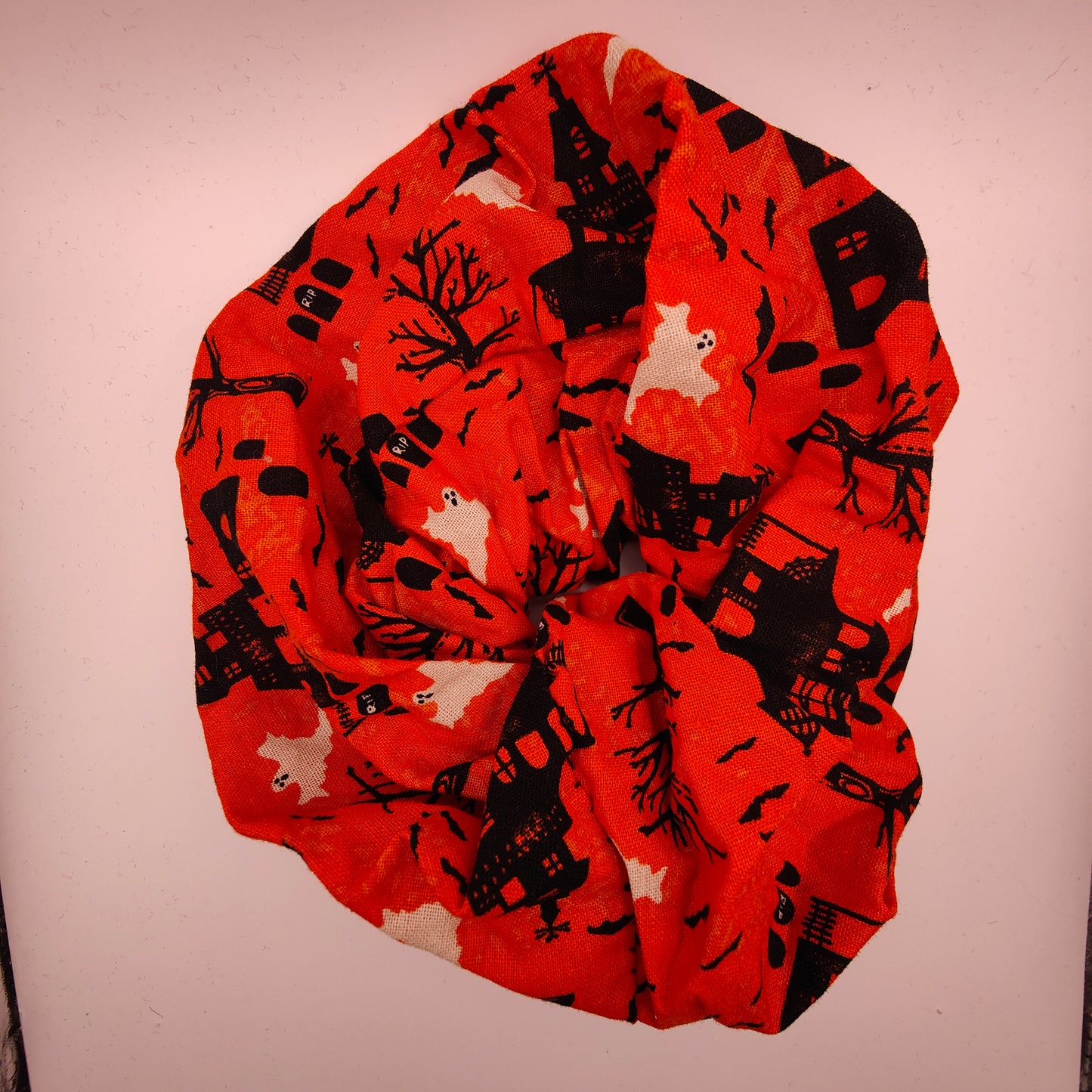 Scrunchie (Large) - Haunted House