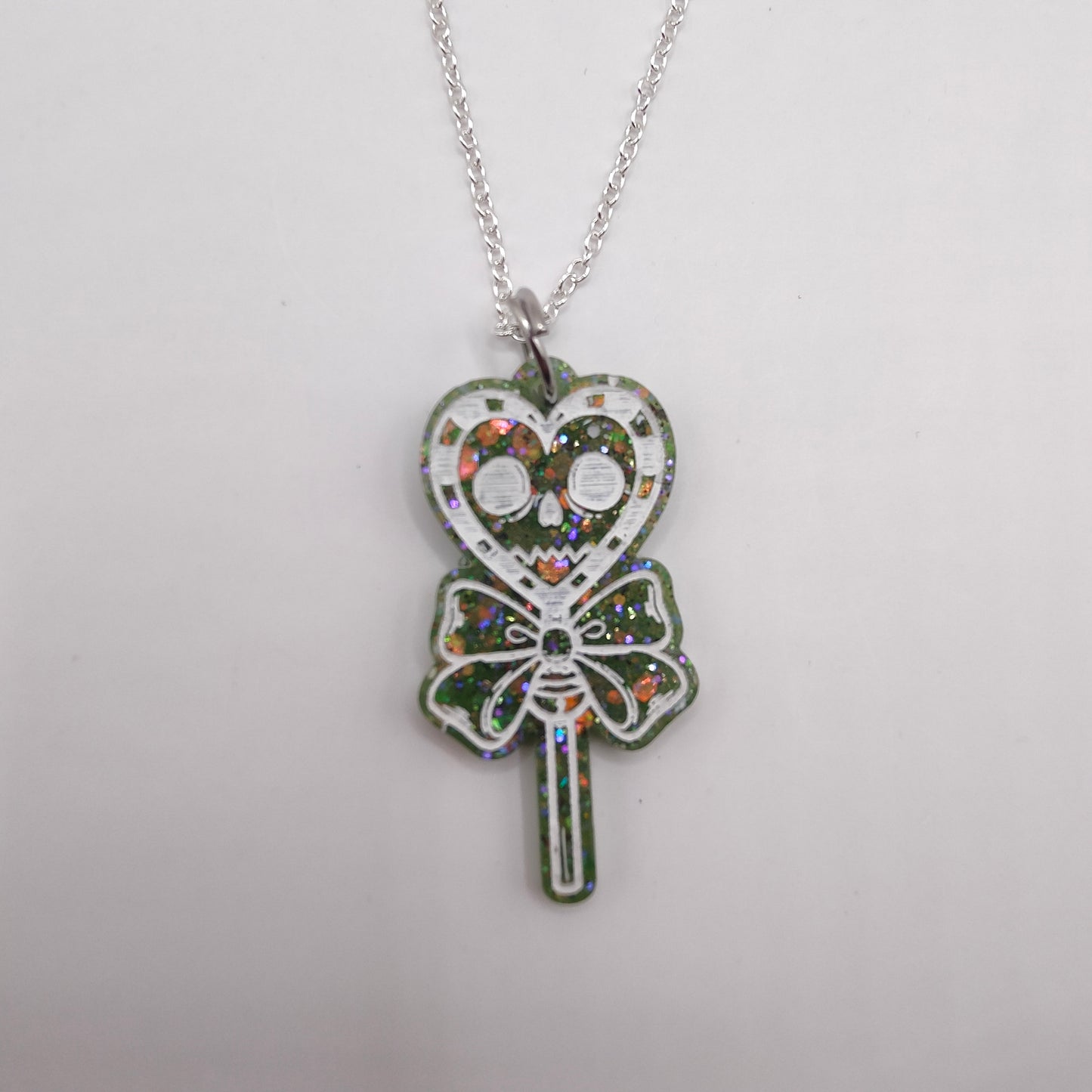 Spooky Candy Necklace - Green