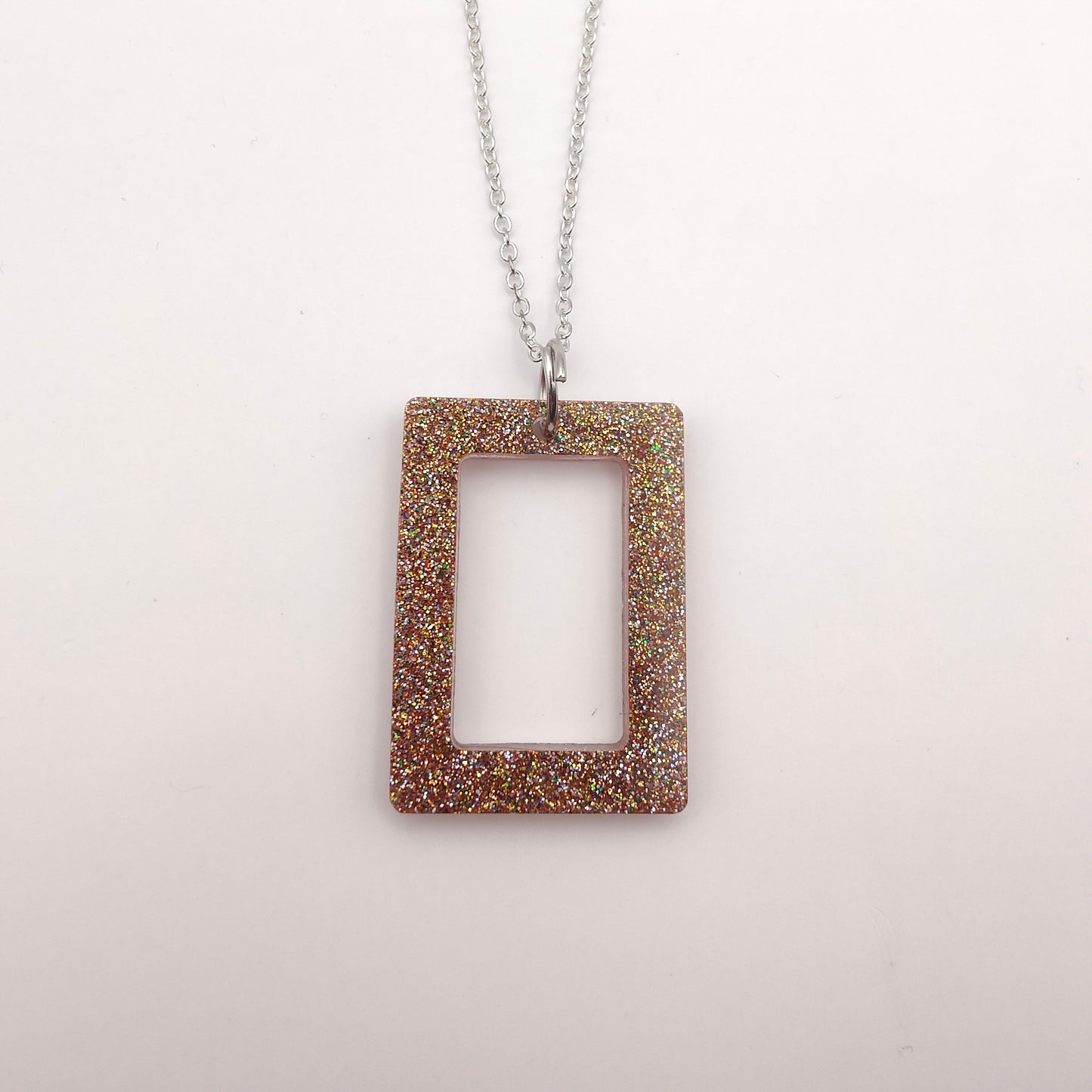 Rectangle Necklace - Bronze