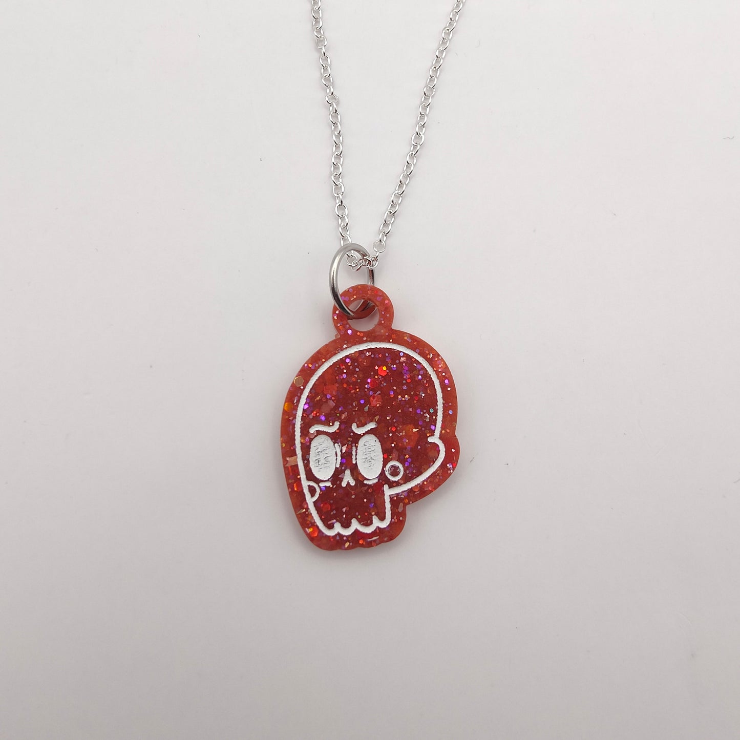 Skull Necklace - Autumn