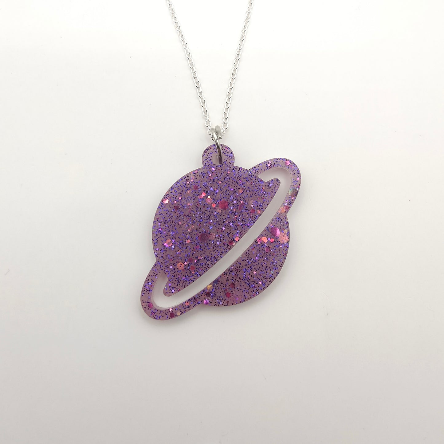 Planet Necklace - Purple