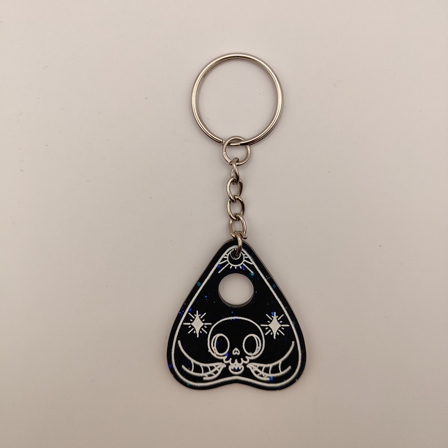 Ouija Keyring - Blue Sparkle