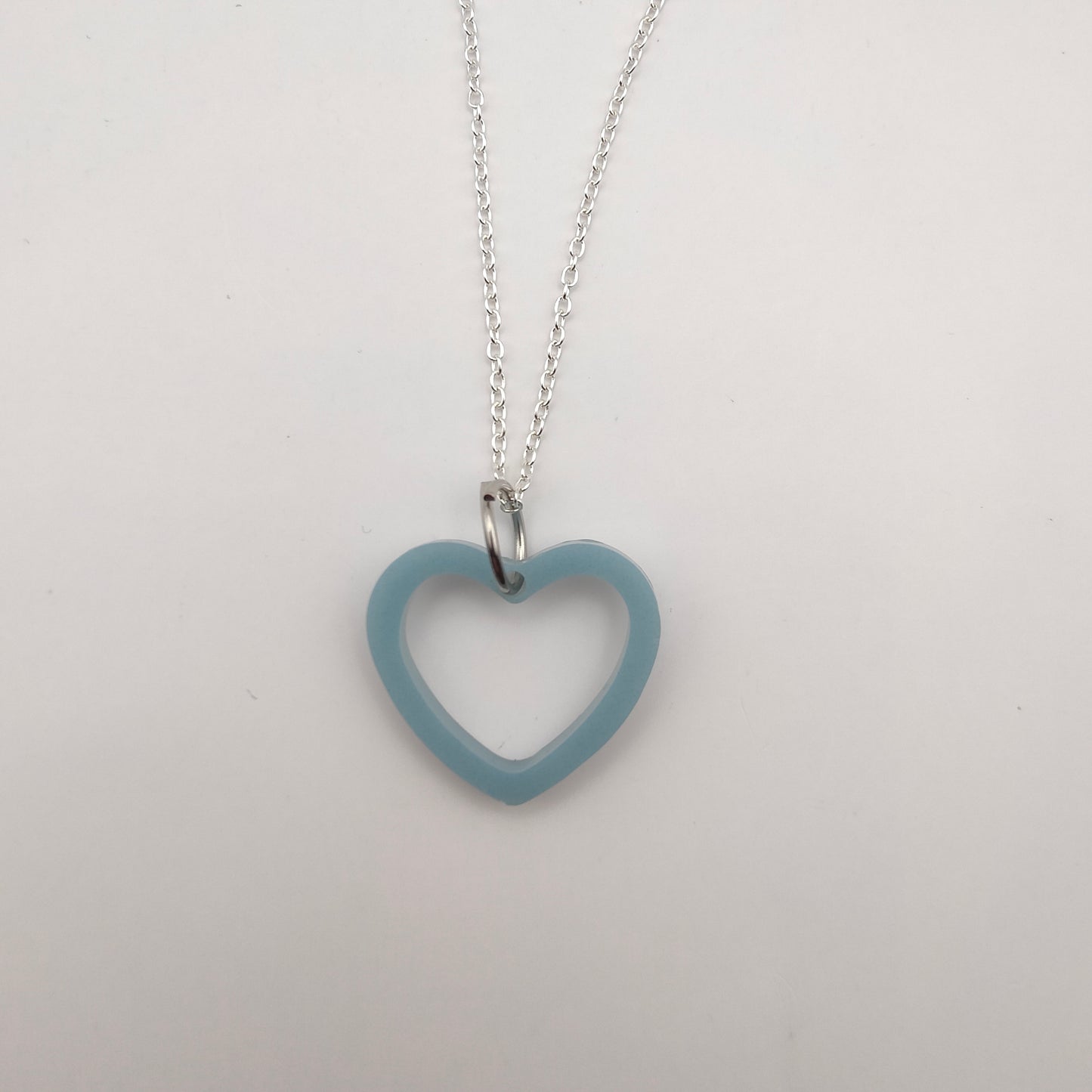 Heart Necklace - Blue