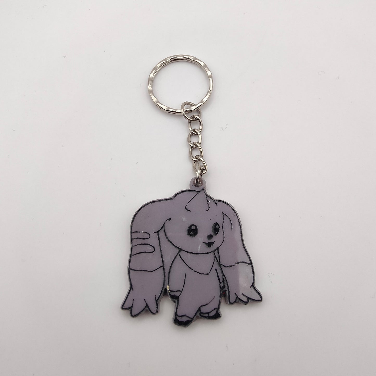 Digital Monster Keyring - Lilac