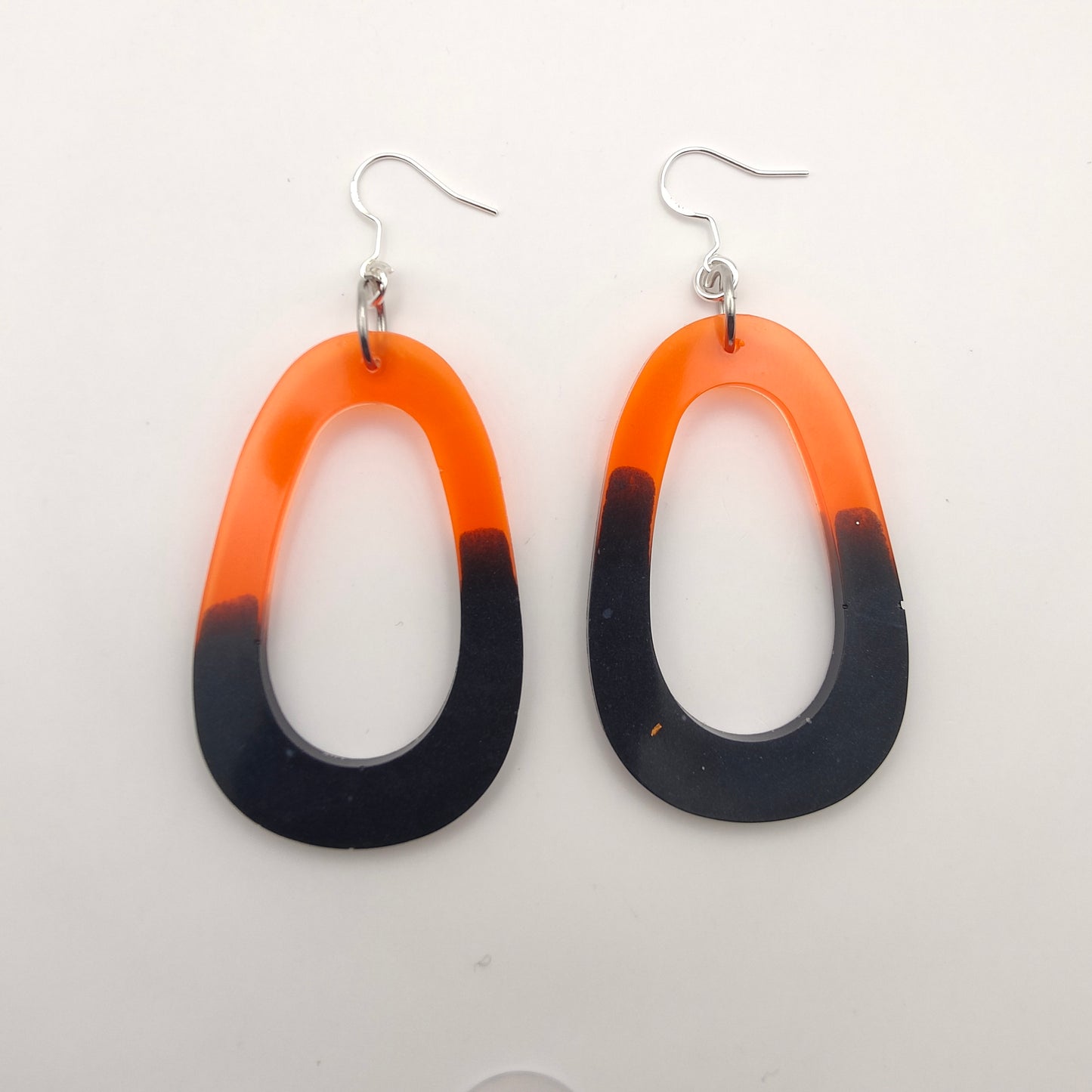 Oval Earrings - Neon