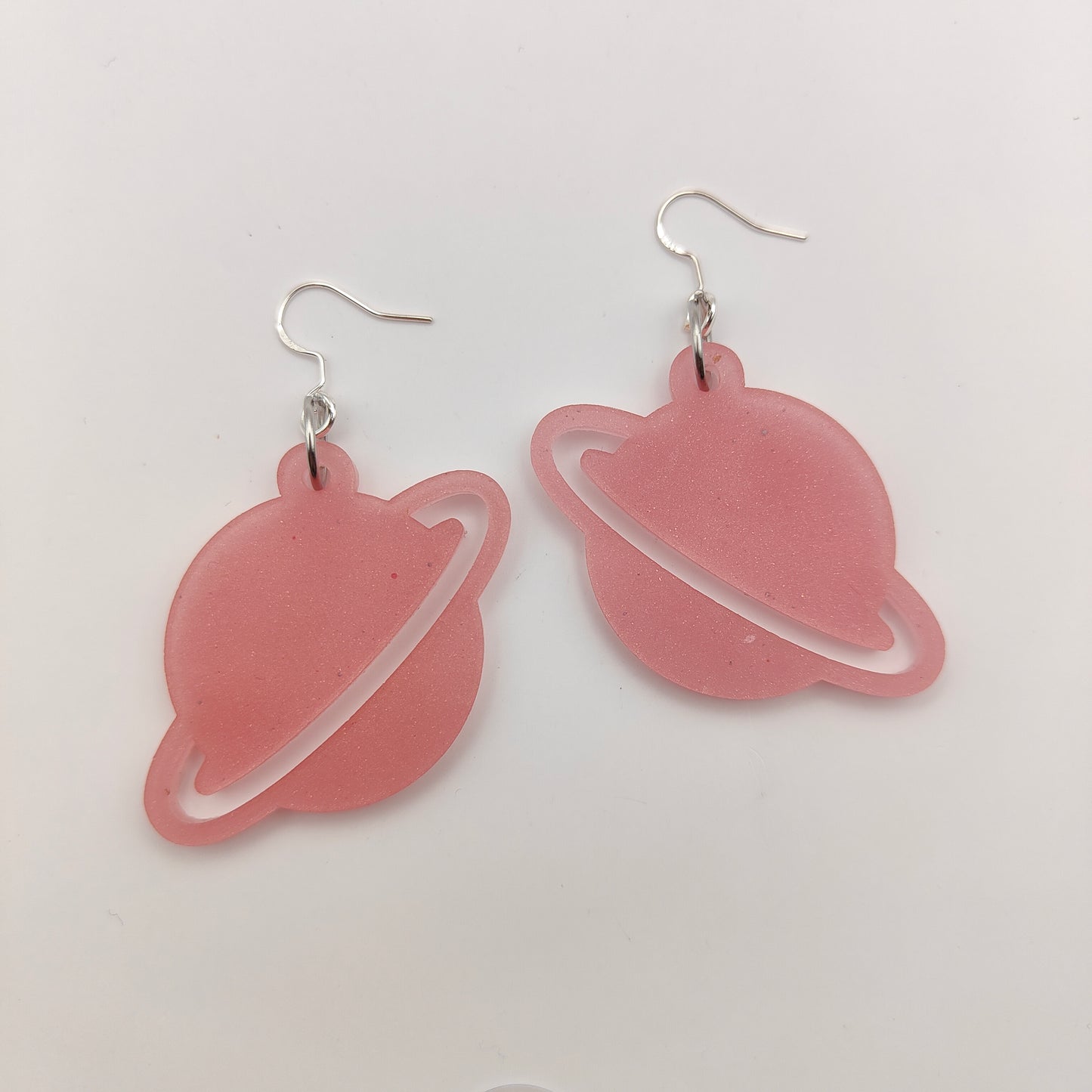 Planet Earrings - Pink