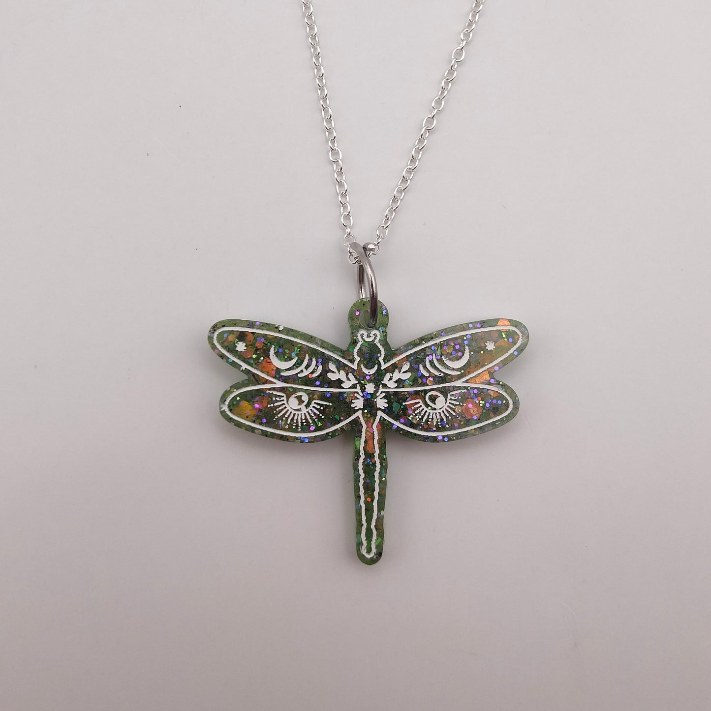 Dragonfly Necklace - Green