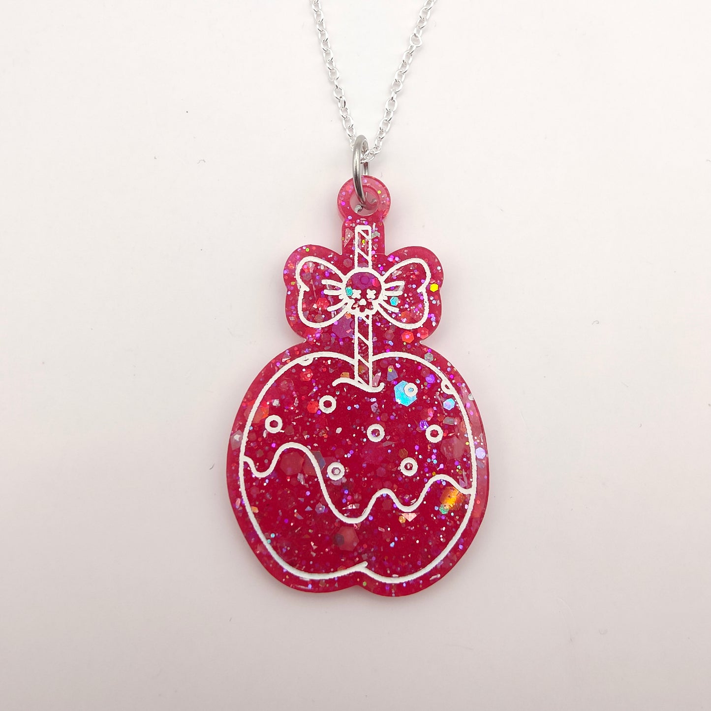 Toffee Apple Necklace - Red
