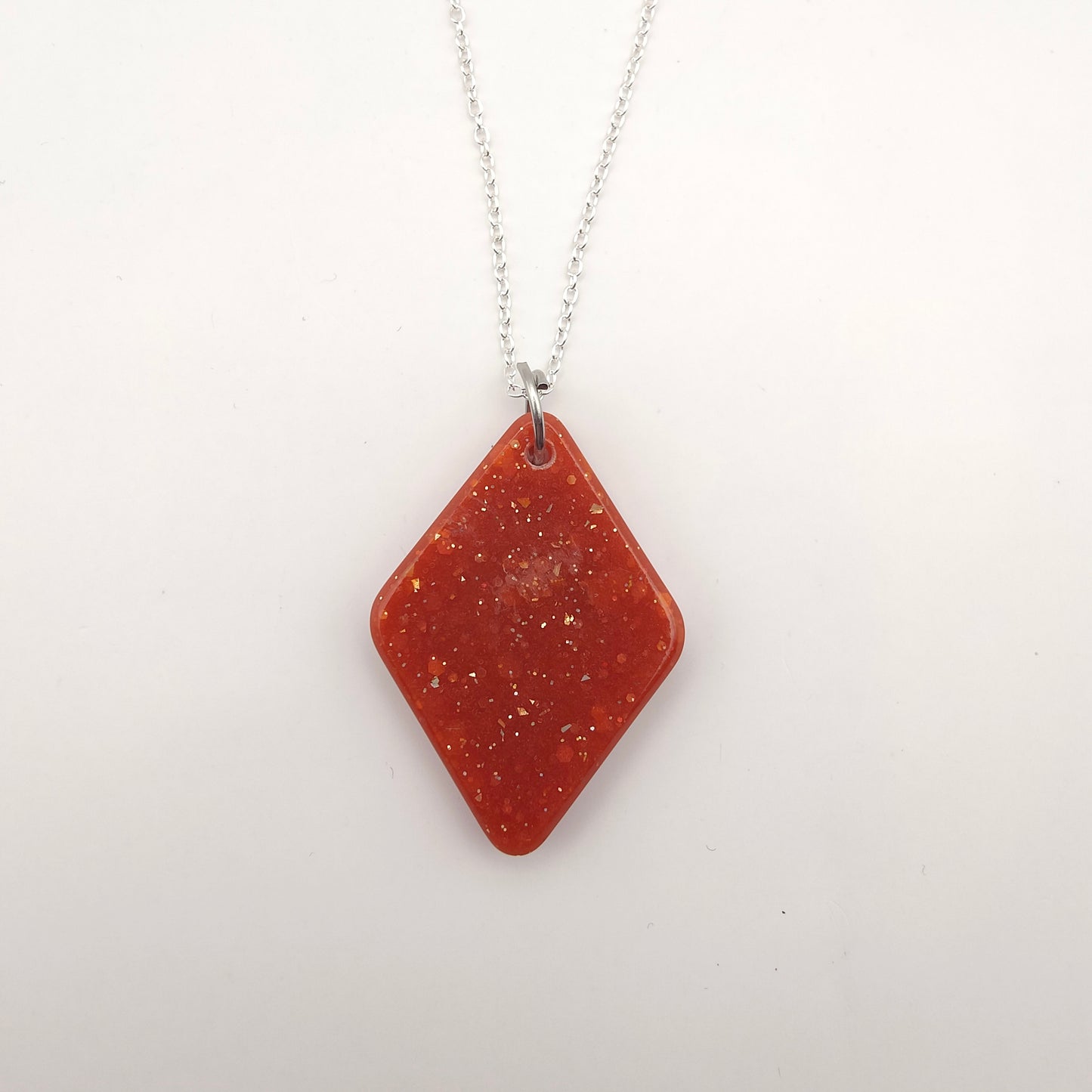 Diamond shape necklace - Autumn Sparkle