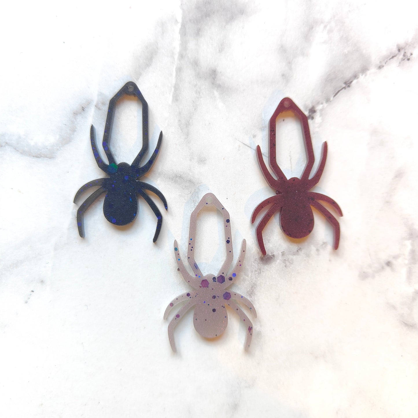 Spider (Small) Earrings - Light Purple