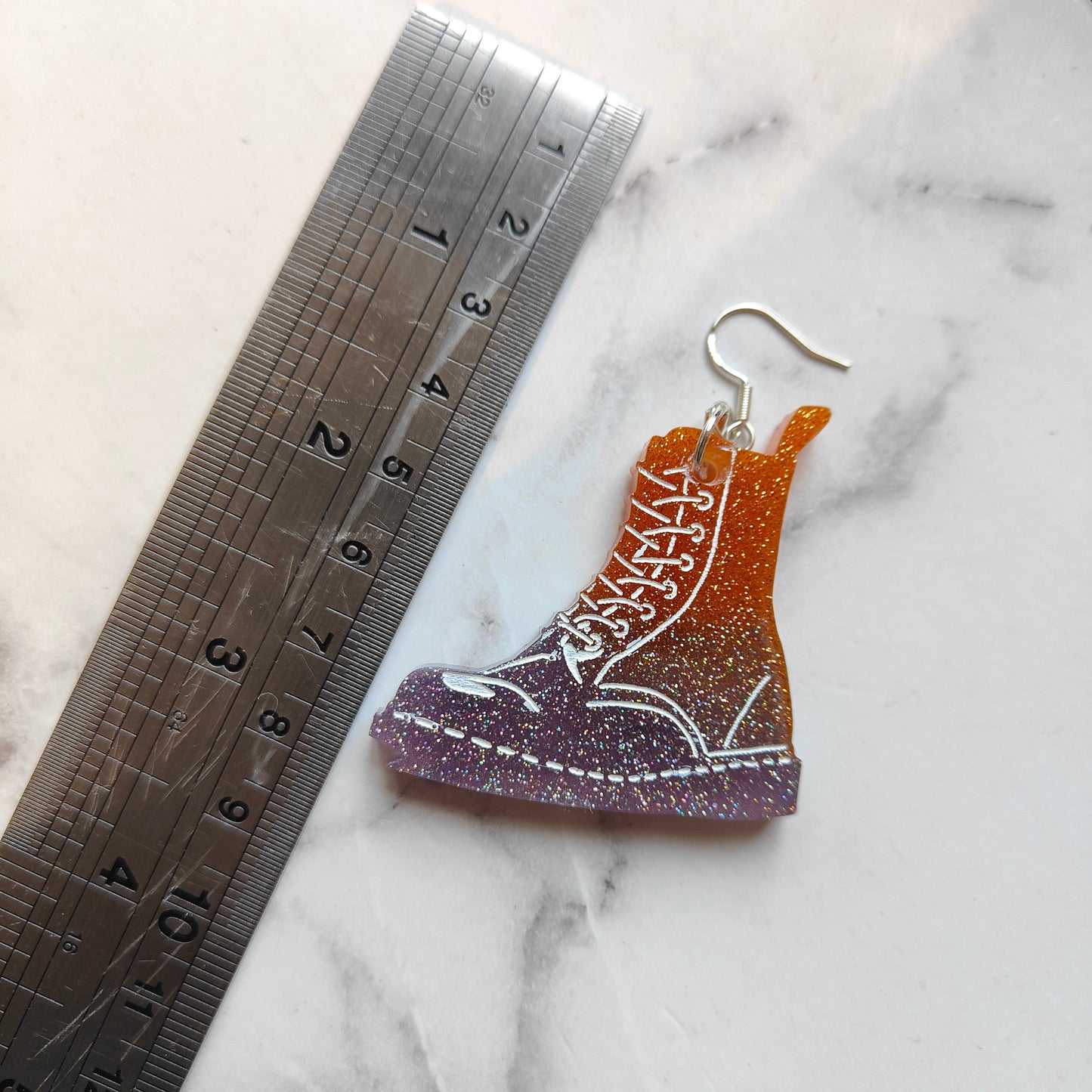 Dr. Martens Shoe Earrings - Green