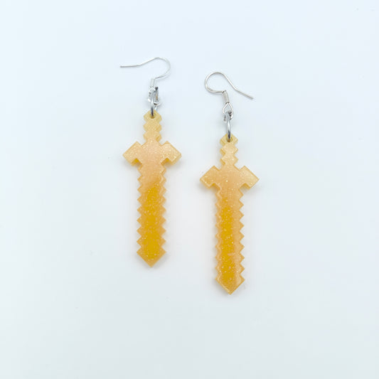 Gaming Earrings - Yellow