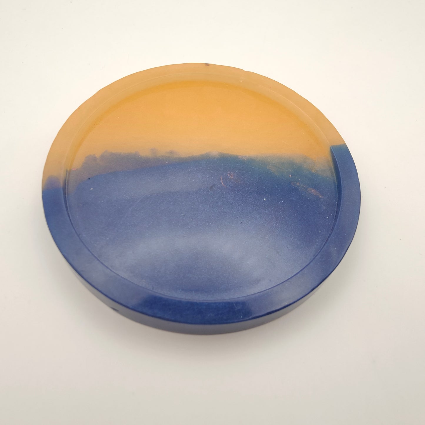 Display Coaster Decoration - Orange/Blue