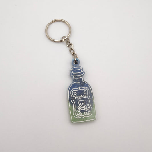 Poison Keyring - Blue / Green