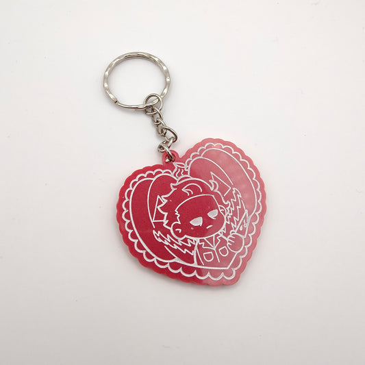 Spooky Keyring - Red
