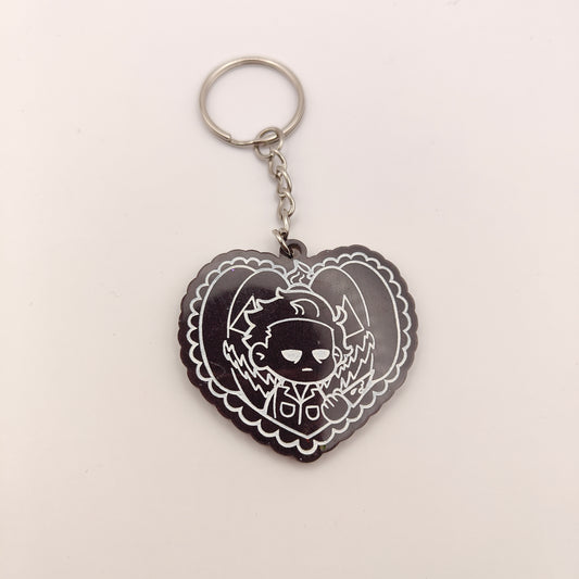Spooky Keyring - Black