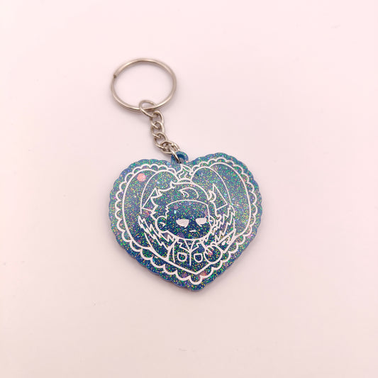 Spooky Keyring - Blue