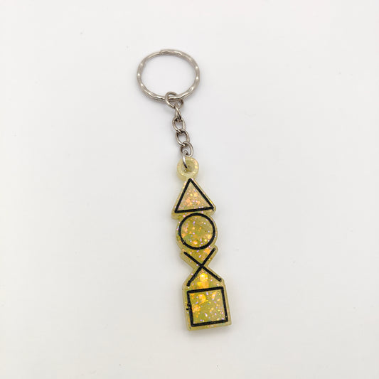 Gaming Keyring - Yellow