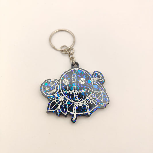 Spooky Character Keyring - Blue
