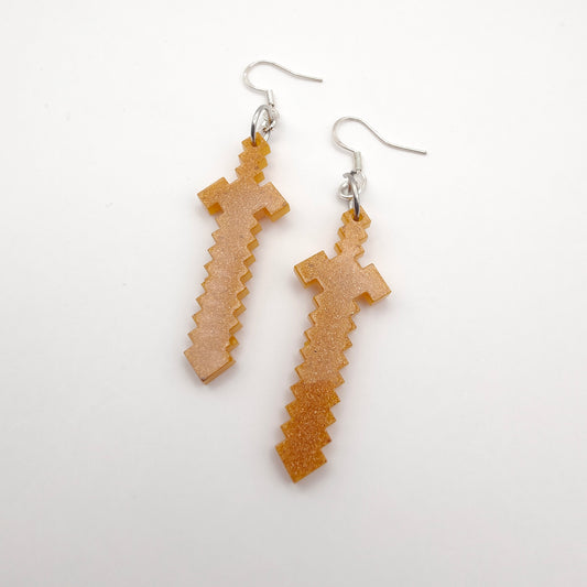 Gaming Earrings - Gold
