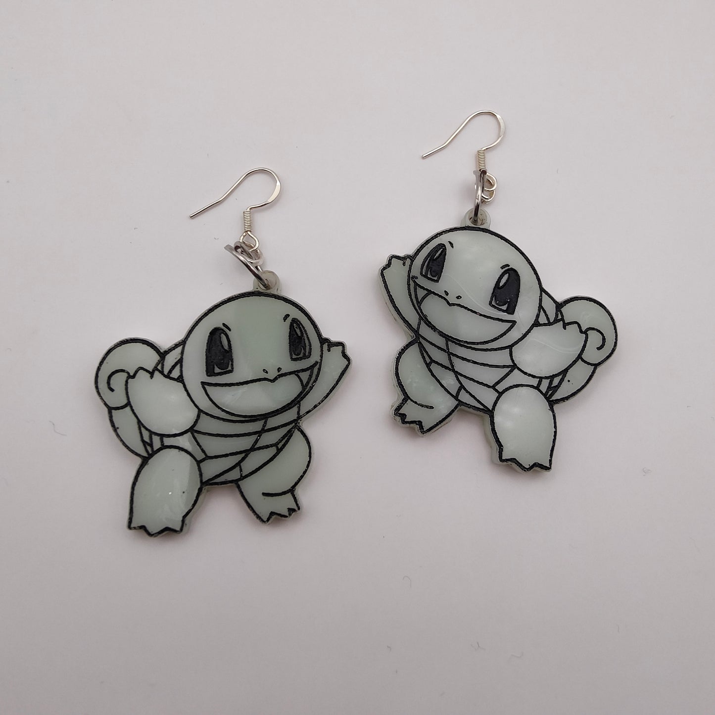 Pocket Monster Earrings - Light Blue