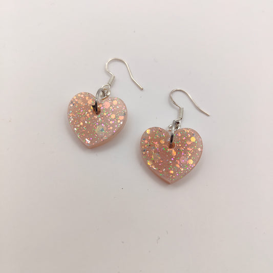 Heart (Mini) Earrings - Pink