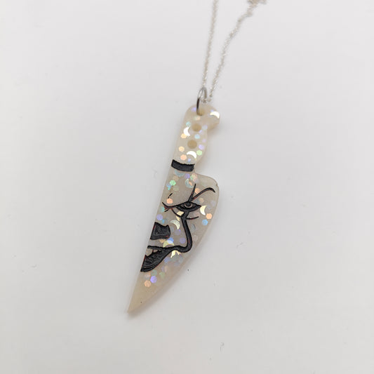 Spooky Character Necklace - White