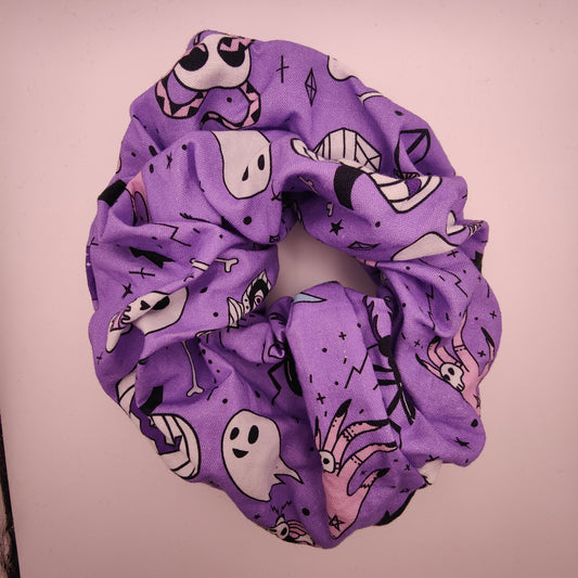 Scrunchie (Large) - Purple Witch