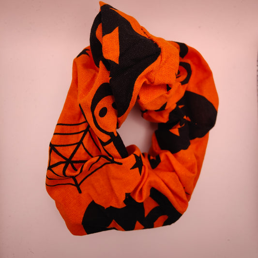 Scrunchie (Large) - Halloween Orange
