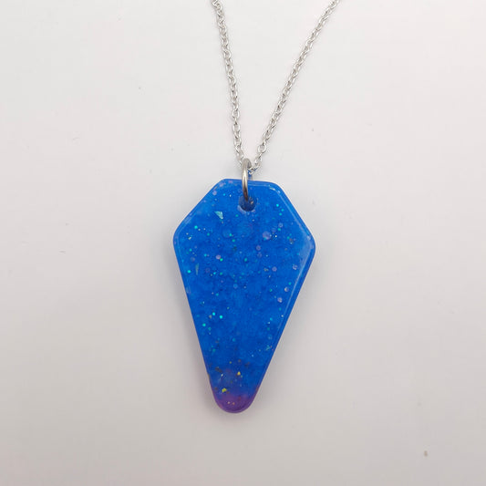 Shape Necklace - Blue/Purple