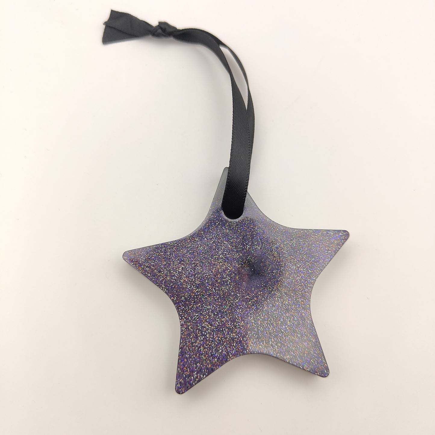 Hanging Decoration - Star Purple/Black