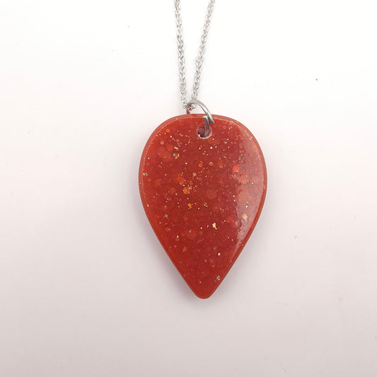 Tear Shape Necklace - Autumn