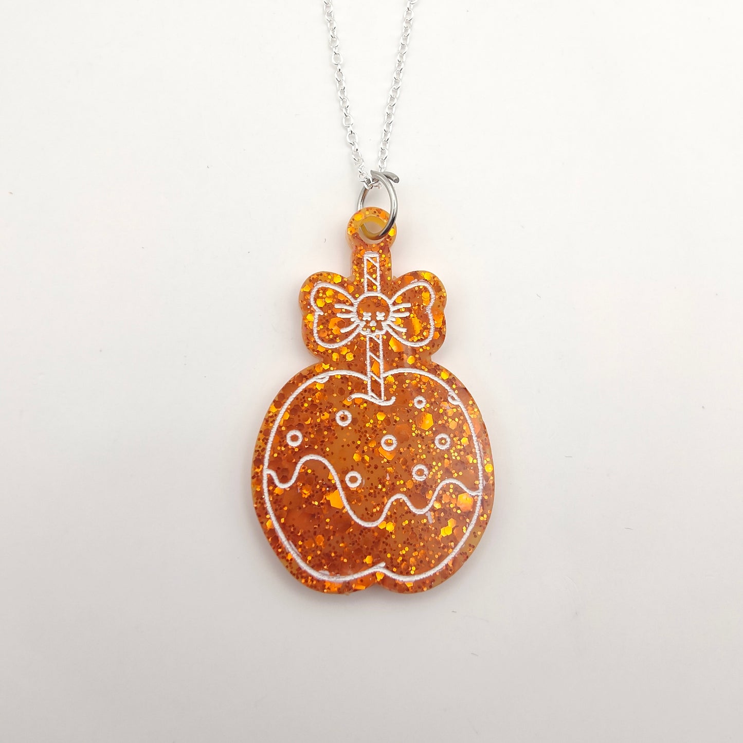Toffee Apple Necklace - Orange