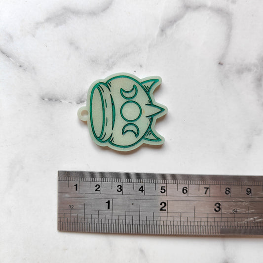 Witch’s Cauldron Earrings - Light Green