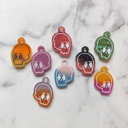Skull Earrings - Pastel