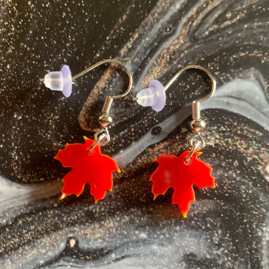 Autumnal Leaf Earrings