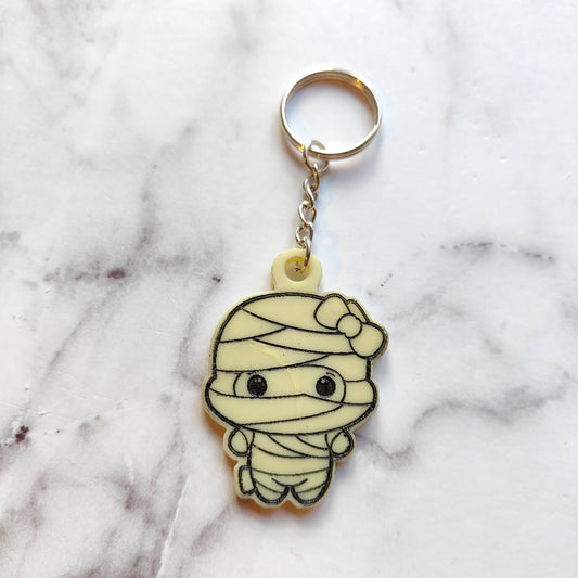 Mummy Keyring - Cream