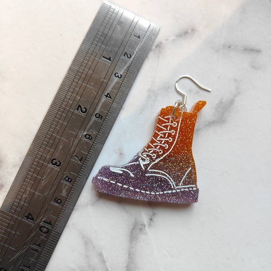 Dr. Martens Shoe Earrings - Green