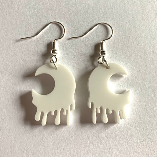 Melting Moon Earrings